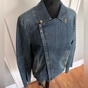 FAB Tory Burch Denim Jacket SZ 14